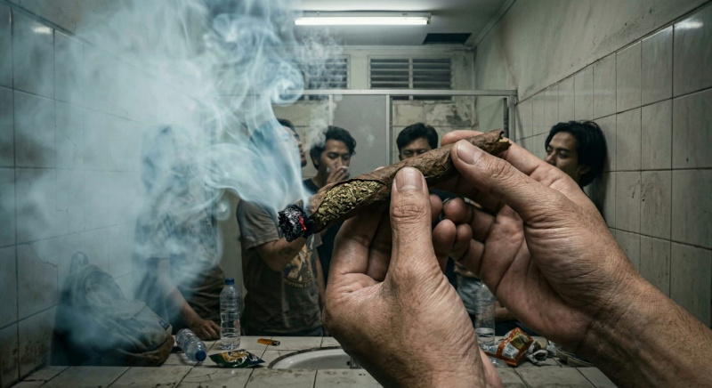Ternyata, Seseorang Bisa Terpapar Narkoba Melalui Asap Ganja di Ruangan Tertutup