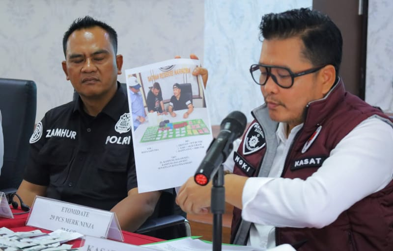 Empat Bulan Terakhir, Polresta Pekanbaru Ringkus 128 Tersangka Narkoba