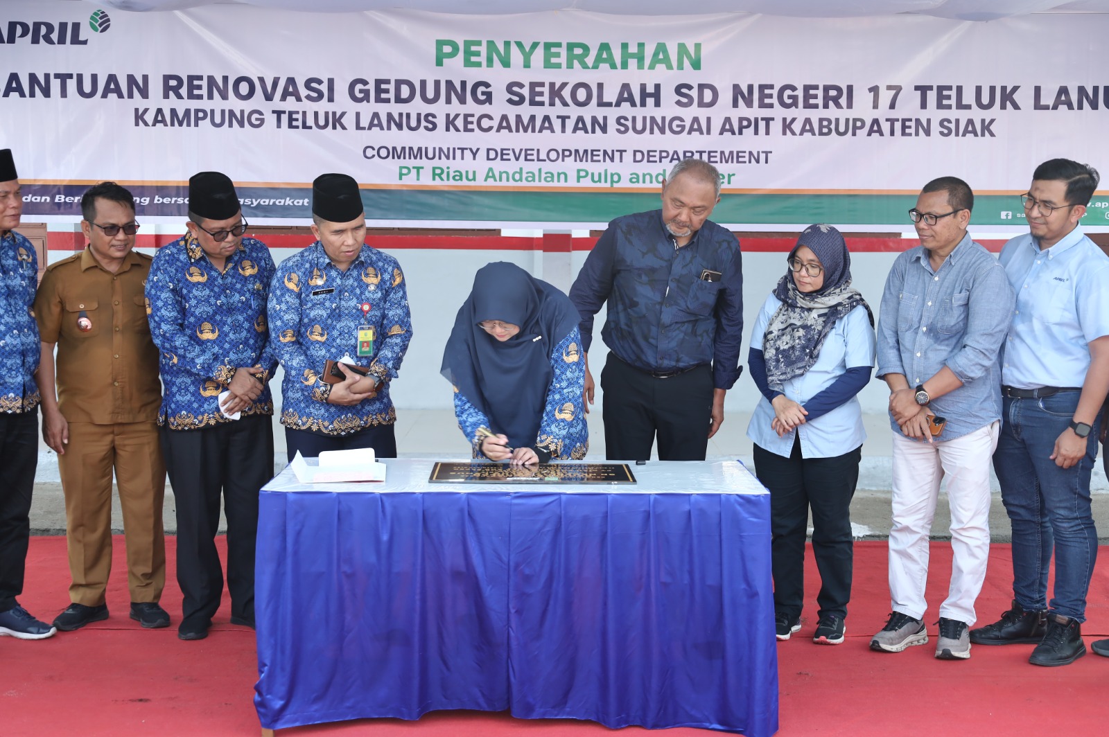 Setelah Bertahun tahun Miring, SDN 17 Teluk Lanus Akhirnya Direvitalisasi