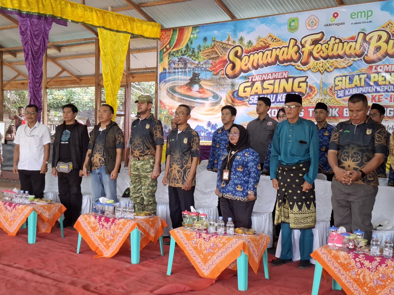 Turnamen Gasing Riau ke IV Resmi Dibuka, Puluhan Tim Siap Bertanding di Teluk Belitung